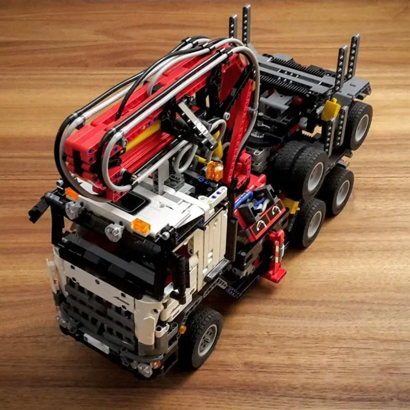 Heavy Equipment Lego - 42043 Long Wood Truck Crane Sany