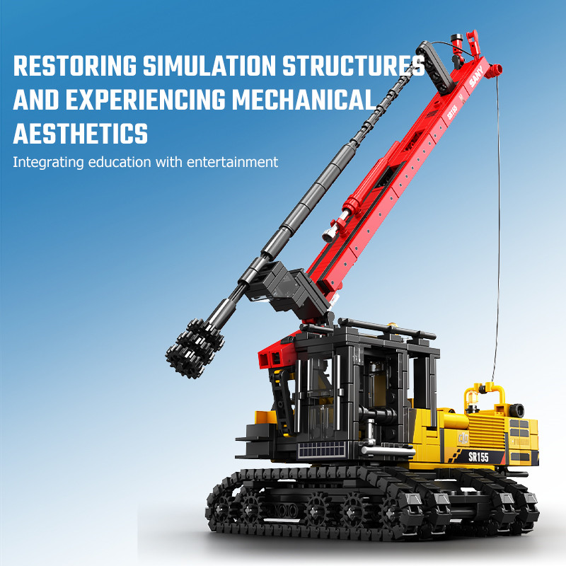 SEMBO 4in1 Rotary Drilling Rig - огляд і ціна Heavy Equipment Lego
