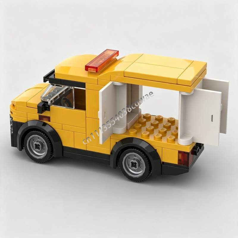 118PCS Yellow Construction Uti - огляд і ціна Heavy Equipment Lego