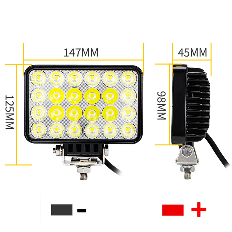 1PC 72W Vehicle Driving Light  - огляд і ціна Vehicle Heavy Equipment
