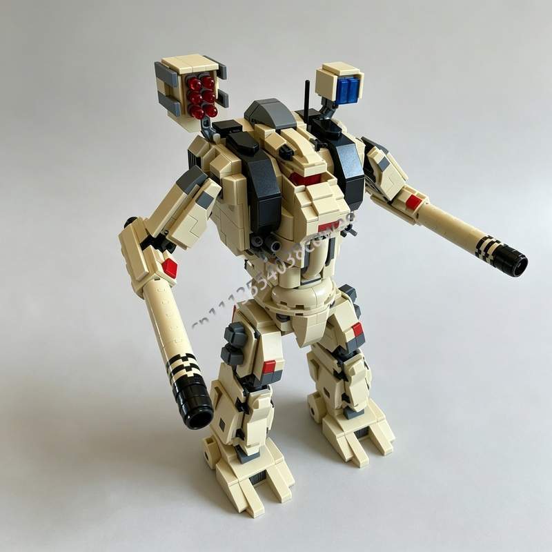 1198PCS Desert Combat Heavy As - огляд і ціна Heavy Equipment Lego