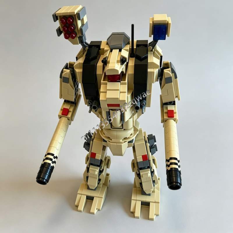1198PCS Desert Combat Heavy As - огляд і ціна Heavy Equipment Lego