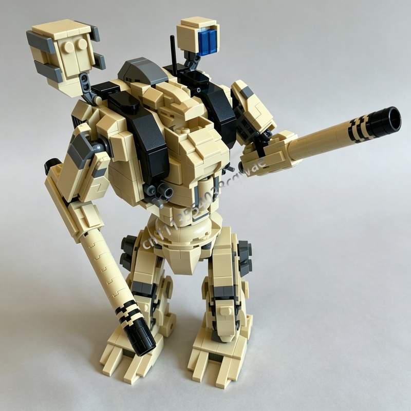 1198PCS Desert Combat Heavy As - огляд і ціна Heavy Equipment Lego
