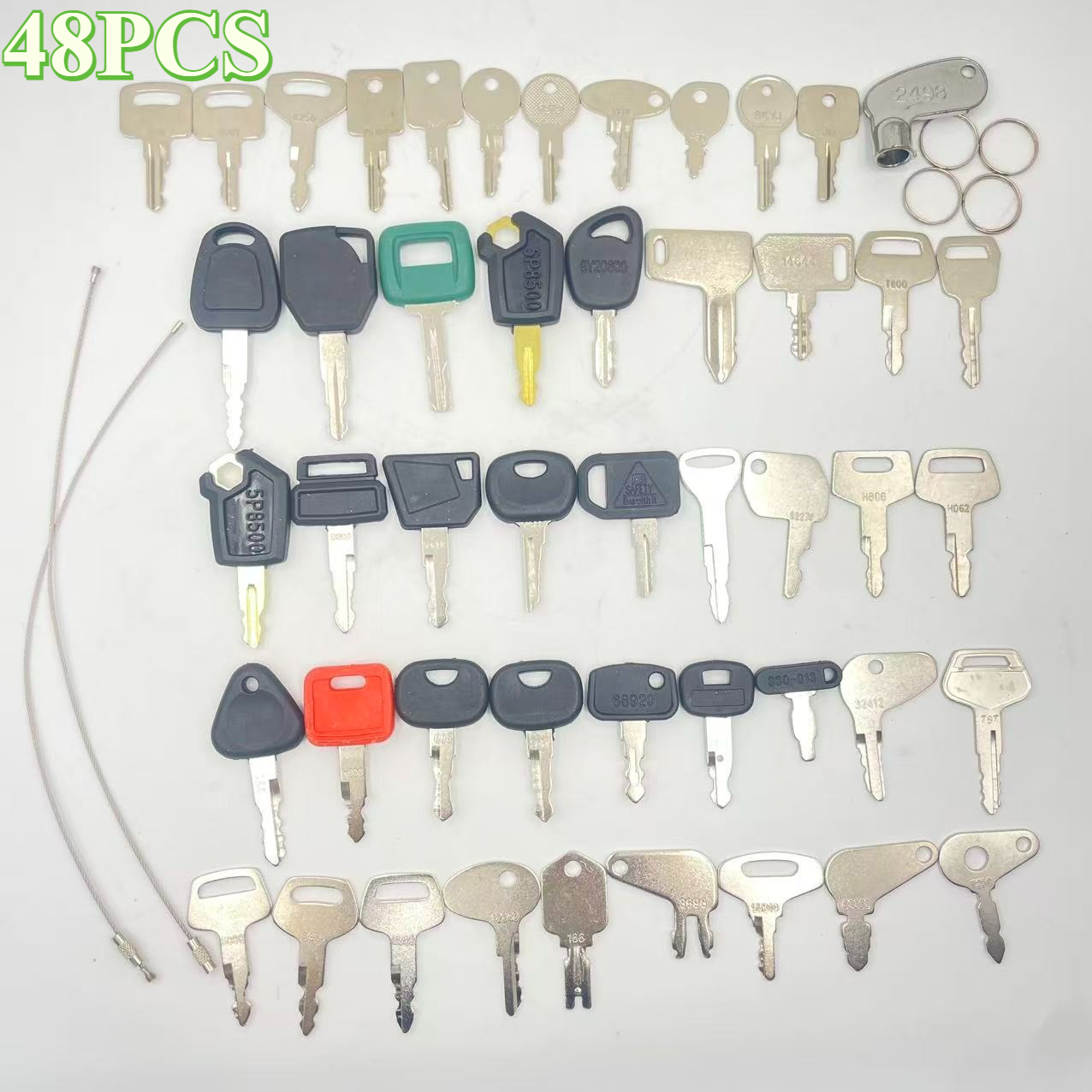 48PCS Heavy Equipment Keys Set - огляд і ціна Heavy Equipment Key Set