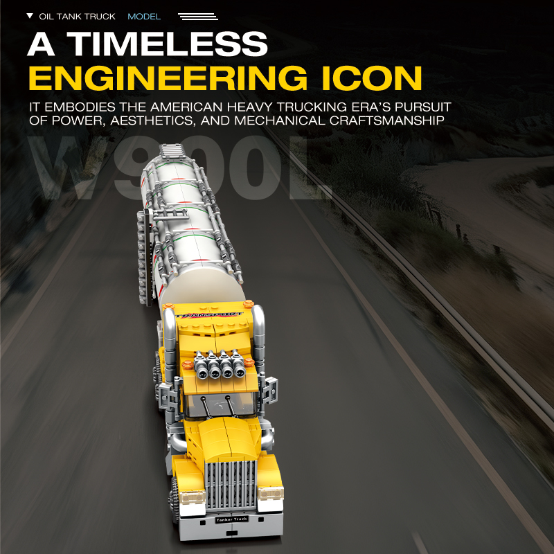 1119PCS American Conventional  - огляд і ціна Heavy Equipment Lego
