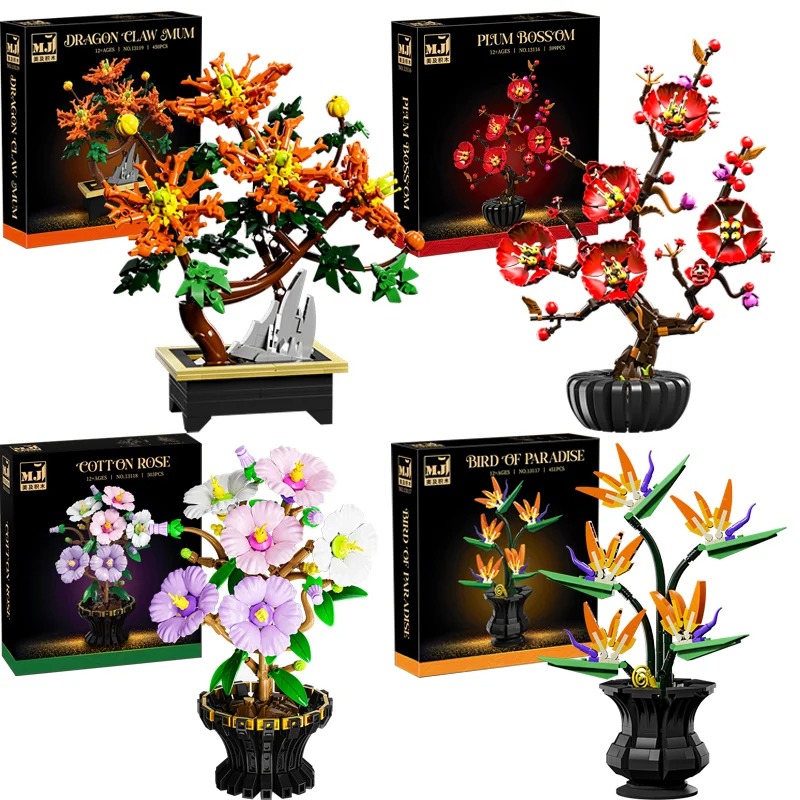 Creative Hibiscus Plum Blossom - огляд і ціна Heavy Equipment Lego