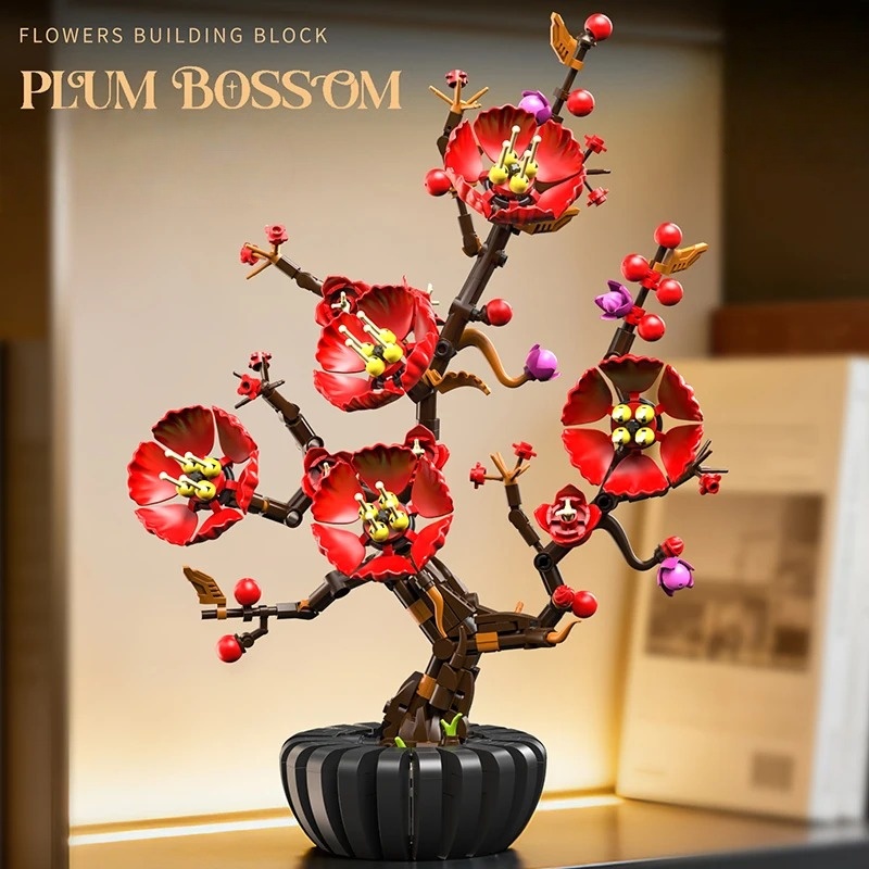 Creative Hibiscus Plum Blossom - огляд і ціна Heavy Equipment Lego