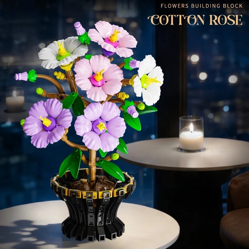 Creative Hibiscus Plum Blossom - огляд і ціна Heavy Equipment Lego
