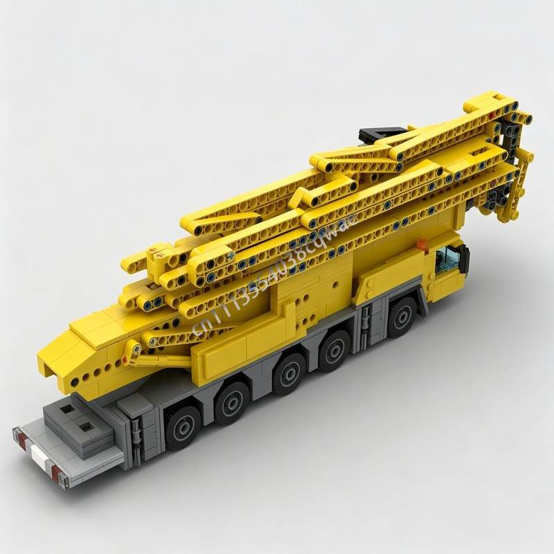 1182PCS Tower Crane MOC Custom - огляд і ціна Heavy Equipment Lego