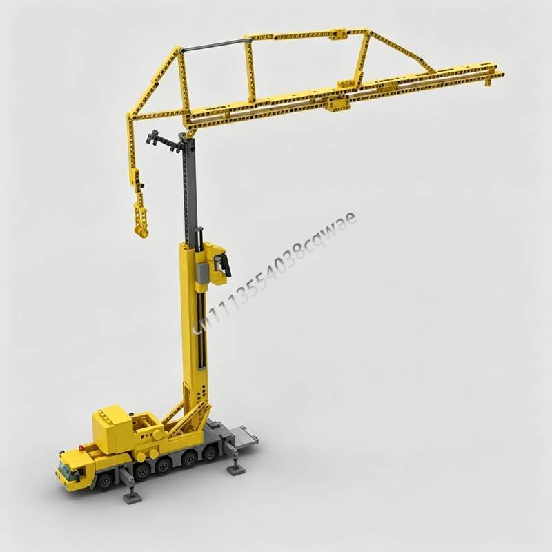 1182PCS Tower Crane MOC Custom - огляд і ціна Heavy Equipment Lego