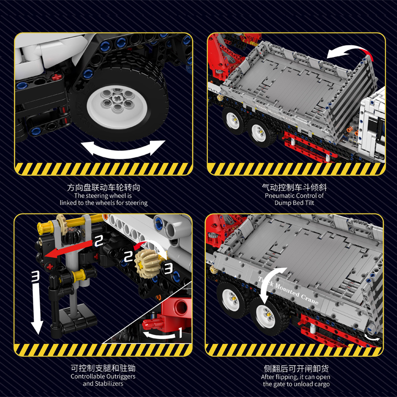 Mould King 17063 Technical Car - огляд і ціна Heavy Equipment Lego