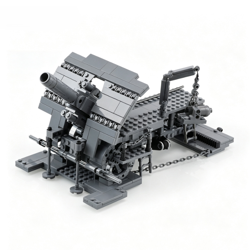Heavy Siege Mortar Model MOC B - огляд і ціна Heavy Equipment Lego