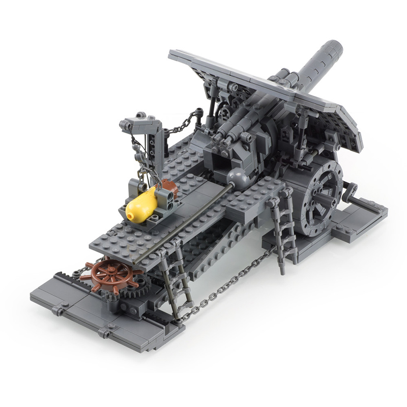 Heavy Siege Mortar Model MOC B - огляд і ціна Heavy Equipment Lego