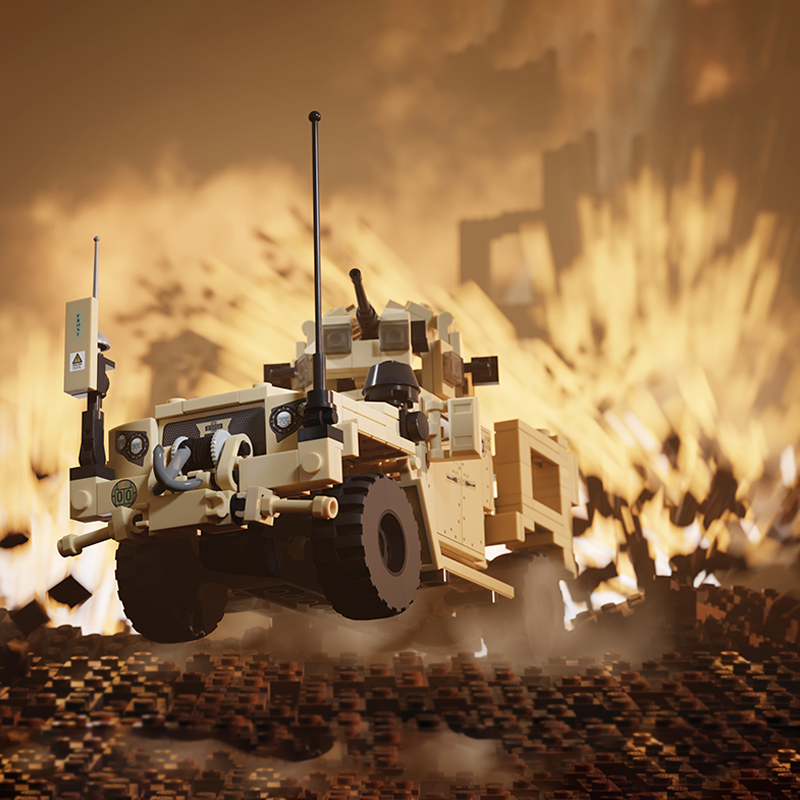M1278 Heavy Tactical Truck Mod - огляд і ціна Heavy Equipment Lego