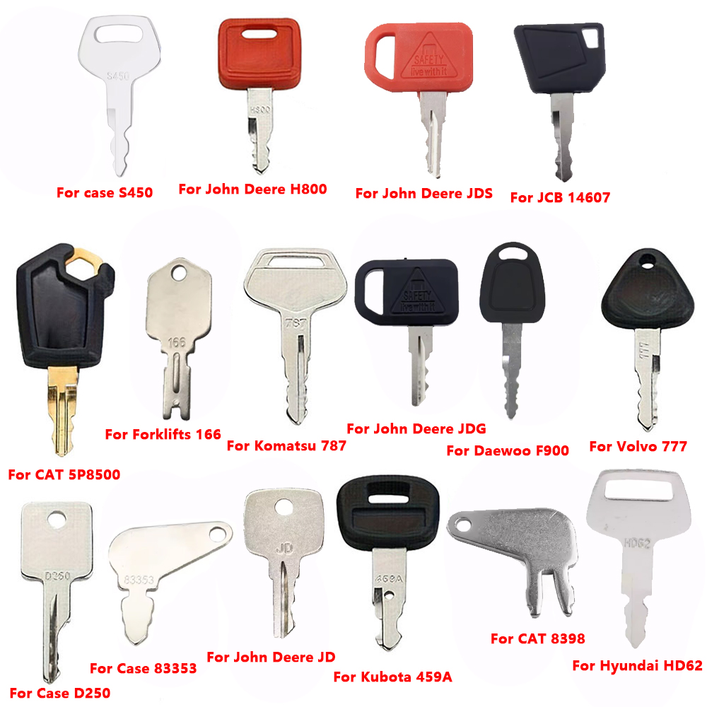 16PCS Heavy Equipment Key Set  - огляд і ціна Heavy Equipment Key Set