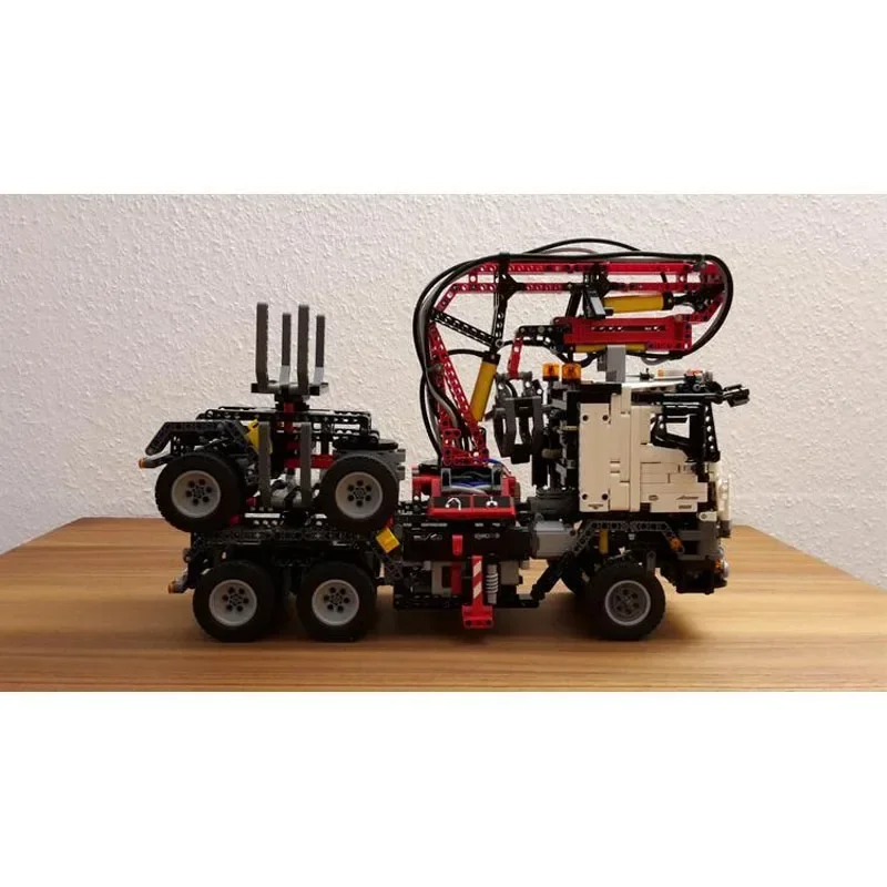 42043 Long Wood Truck Crane Sa - огляд і ціна Heavy Equipment Lego