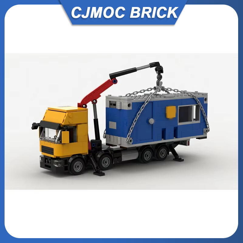MOC Building Block 8x4 Crane T - огляд і ціна Heavy Equipment Lego