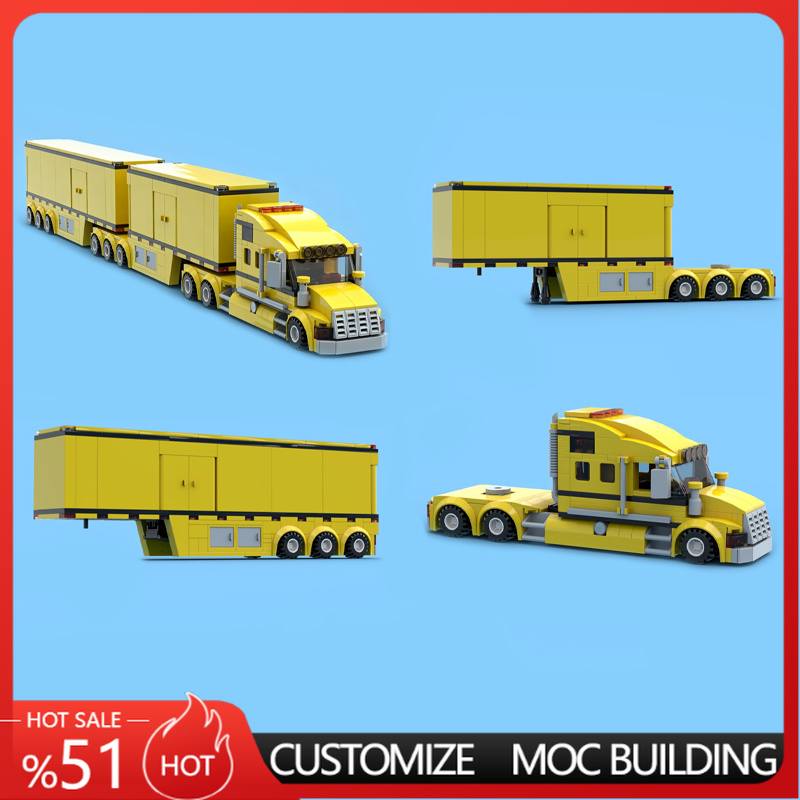 Yellow Heavy Duty Double Trail - огляд і ціна Heavy Equipment Lego