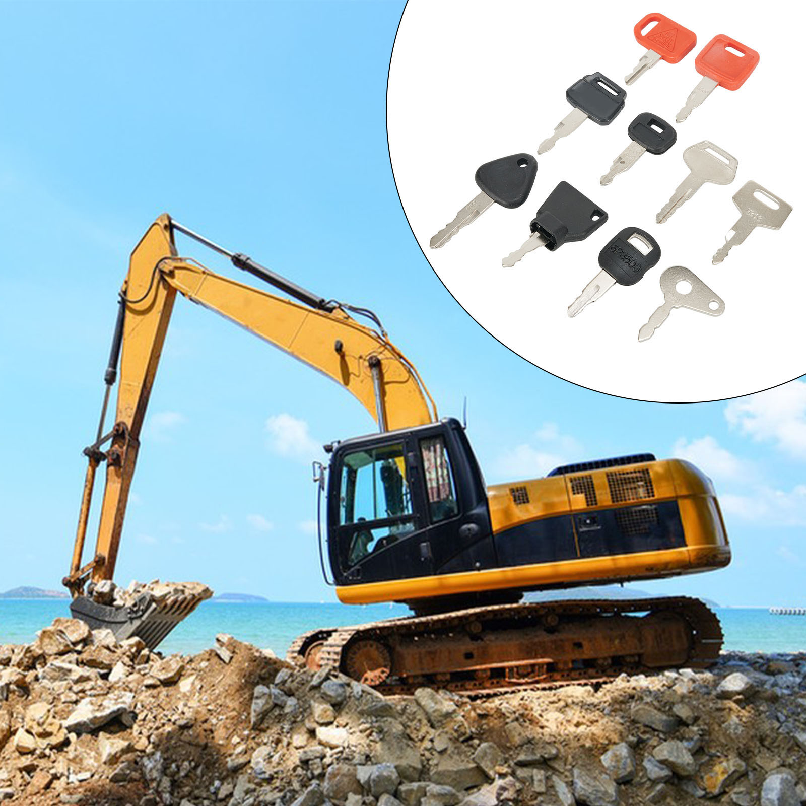 10 KEY SET Master Key Ignition - огляд і ціна Heavy Equipment Key Set
